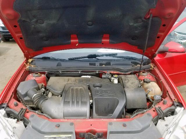 1G1AF5F5XA7201005 - 2010 CHEVROLET COBALT 2LT RED photo 7