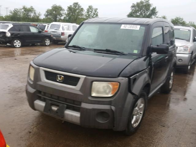 5J6YH28563L017194 - 2003 HONDA ELEMENT EX BLACK photo 2