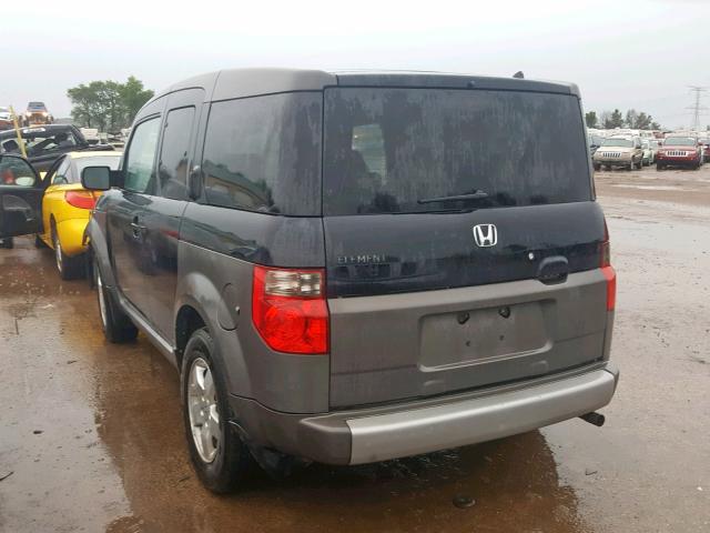 5J6YH28563L017194 - 2003 HONDA ELEMENT EX BLACK photo 3