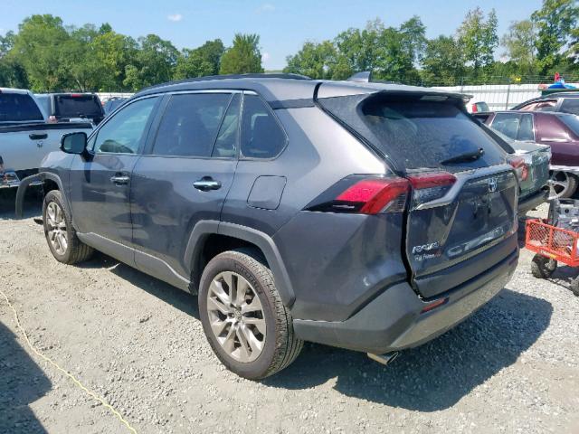 2T3N1RFV3KW023698 - 2019 TOYOTA RAV4 LIMIT GRAY photo 3