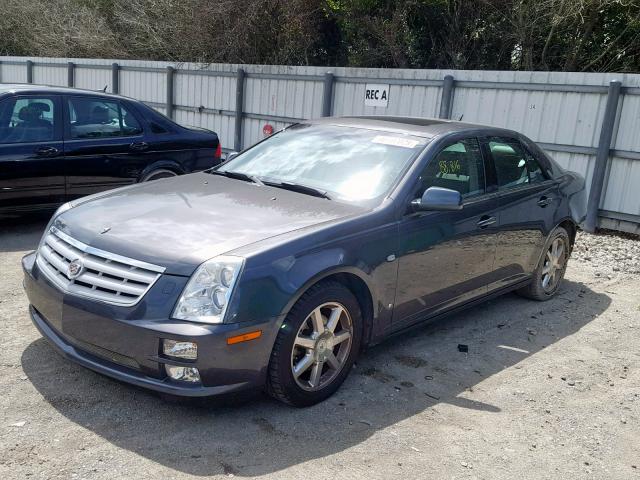 1G6DC67A870154379 - 2007 CADILLAC STS GRAY photo 2