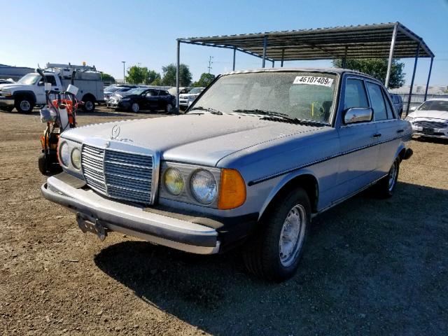 WDBAB33C9FA266933 - 1985 MERCEDES-BENZ 300 DT BLUE photo 2