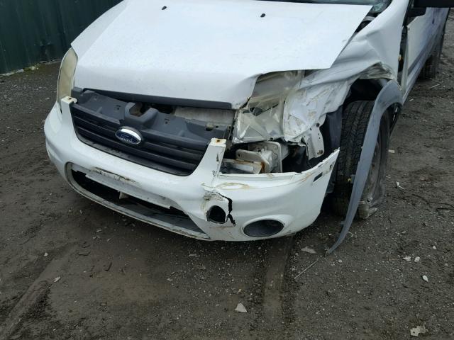 NM0LS7BN9AT039921 - 2010 FORD TRANSIT CO WHITE photo 9