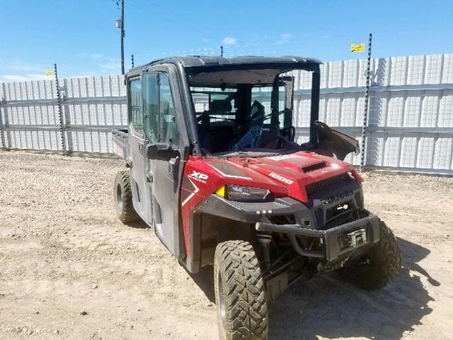 4XARVU991J8051857 - 2018 POLARIS RANGER CRE RED photo 1