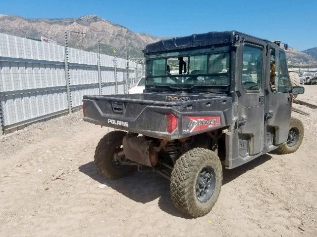 4XARVU991J8051857 - 2018 POLARIS RANGER CRE RED photo 4