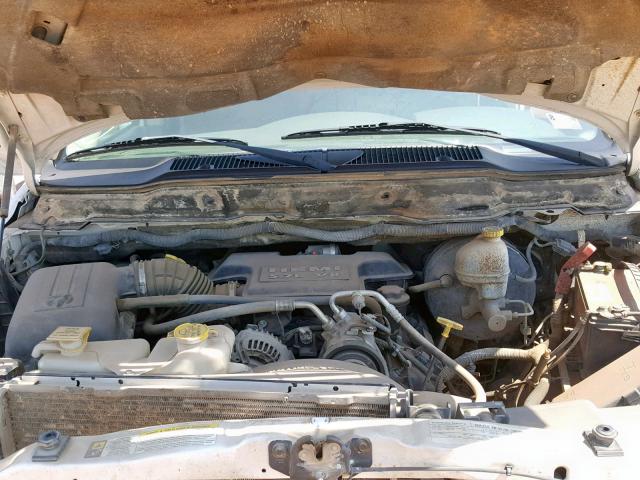 1D7HU18248J239744 - 2008 DODGE RAM 1500 S WHITE photo 7