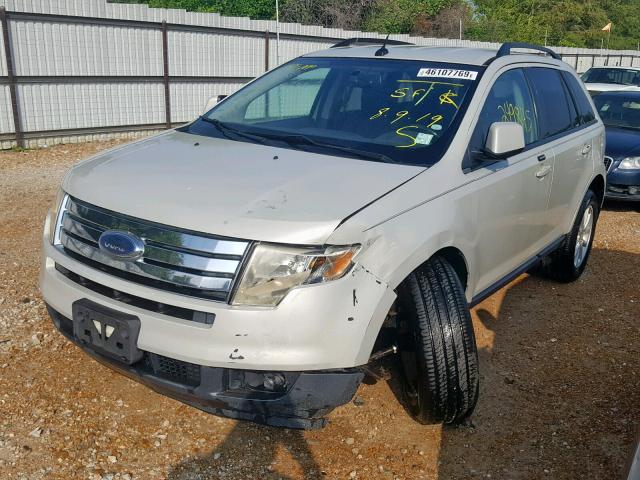 2FMDK48C47BA90341 - 2007 FORD EDGE SEL WHITE photo 2