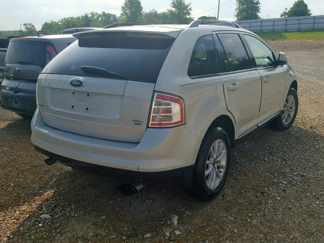 2FMDK48C47BA90341 - 2007 FORD EDGE SEL WHITE photo 4