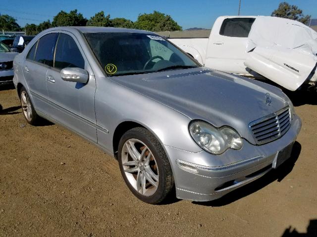 WDBRF61J53F330085 - 2003 MERCEDES-BENZ C 240 SILVER photo 1