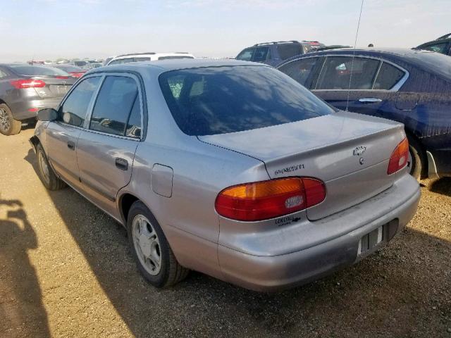 1Y1SK52821Z405529 - 2001 CHEVROLET GEO PRIZM 银色 照片 3