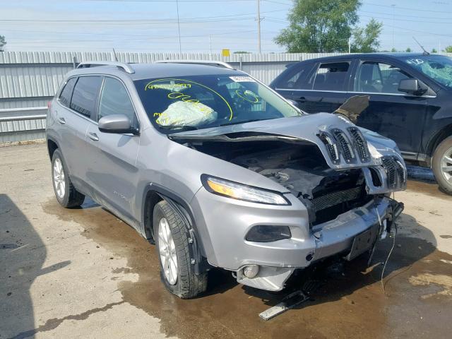 1C4PJMCBXFW623132 - 2015 JEEP CHEROKEE L BLUE photo 1