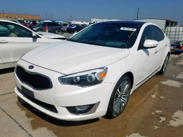 KNALN4D71G5216365 - 2016 KIA CADENZA LU WHITE photo 2