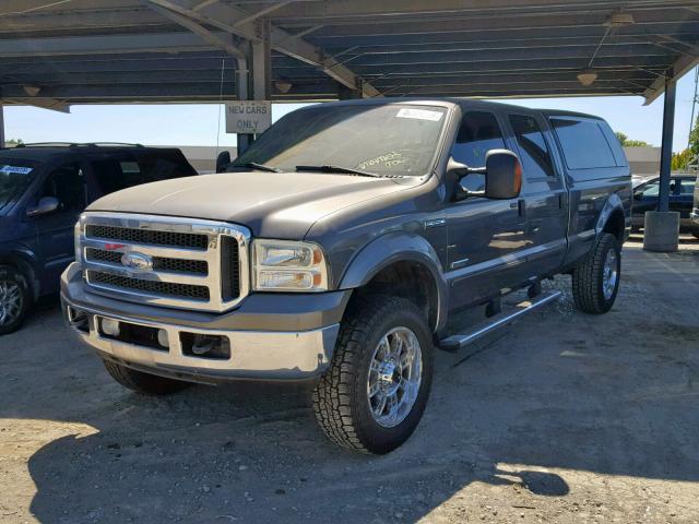 1FTWW31P25EA46199 - 2005 FORD F350 SRW S CHARCOAL photo 2