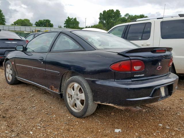 1G1JF12T017327225 - 2001 CHEVROLET CAVALIER Z BLACK photo 3