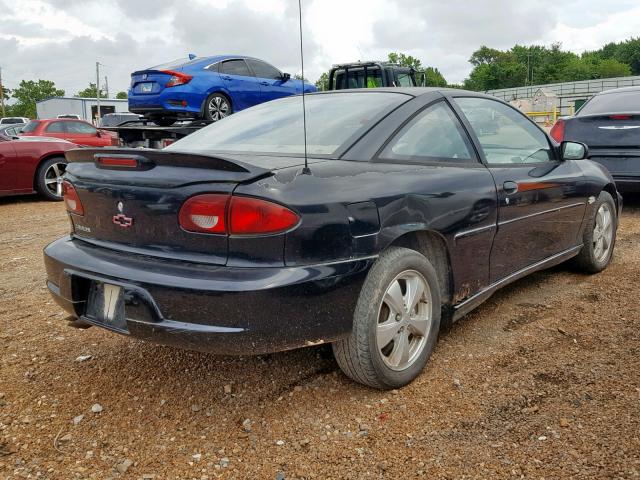 1G1JF12T017327225 - 2001 CHEVROLET CAVALIER Z BLACK photo 4