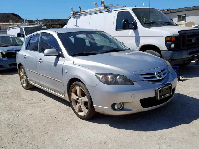 JM1BK143741104692 - 2004 MAZDA 3 HATCHBAC SILVER photo 1