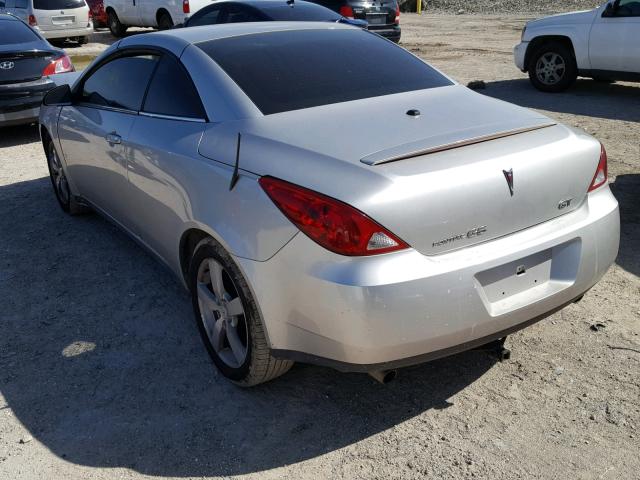 1G2ZH361174106899 - 2007 PONTIAC G6 GT SILVER photo 3