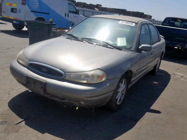 1FAFP66L5XK108211 - 1999 FORD CONTOUR SE GREEN photo 2