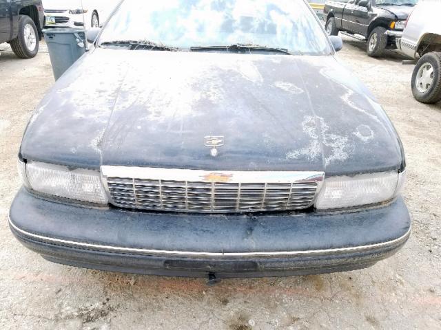 1G1BN53E7MW146812 - 1991 CHEVROLET CAPRICE CL BLACK photo 7