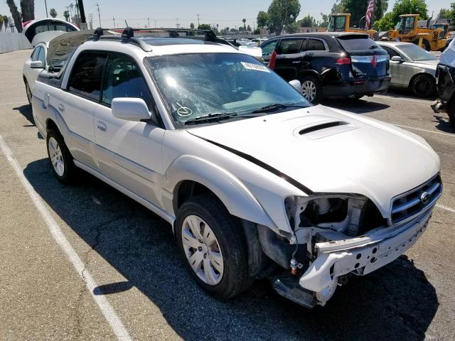 4S4BT63C755105505 - 2005 SUBARU BAJA TURBO WHITE photo 1