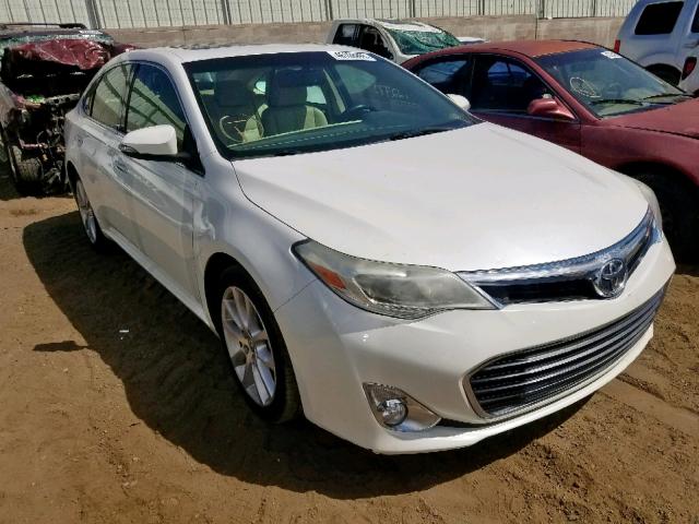 4T1BK1EB7DU010098 - 2013 TOYOTA AVALON BAS WHITE photo 1