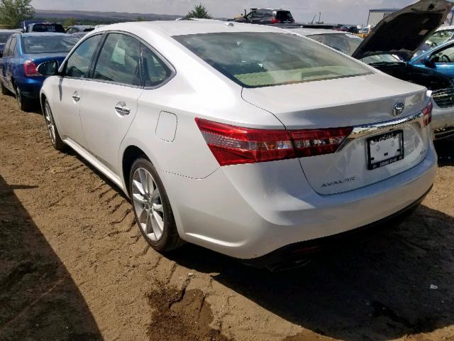 4T1BK1EB7DU010098 - 2013 TOYOTA AVALON BAS WHITE photo 3