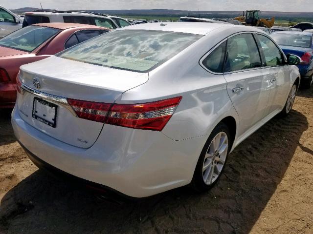 4T1BK1EB7DU010098 - 2013 TOYOTA AVALON BAS WHITE photo 4