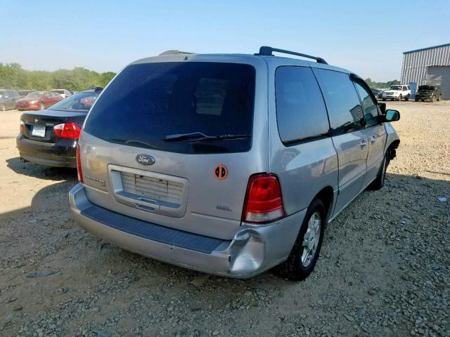 2FMZA52296BA65481 - 2006 FORD FREESTAR S SILVER photo 4