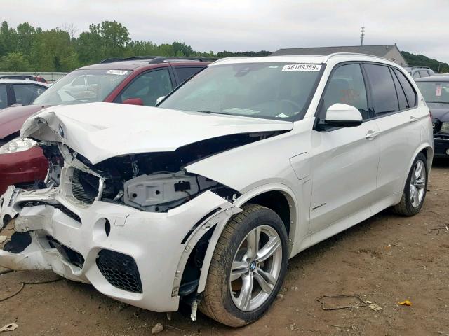 5UXKT0C3XH0S81384 - 2017 BMW X5 XDR40E WHITE photo 2