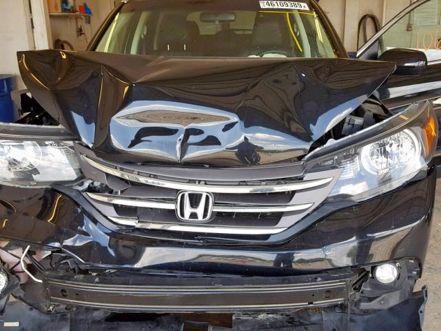 2HKRM3H70EH561680 - 2014 HONDA CR-V EXL BLACK photo 7