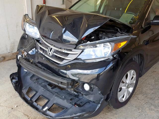 2HKRM3H70EH561680 - 2014 HONDA CR-V EXL BLACK photo 9