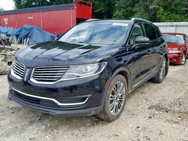 2LMTJ6LR6GBL87850 - 2016 LINCOLN MKX RESERV BLACK photo 2