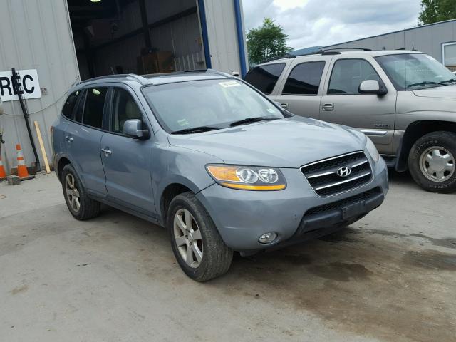 5NMSH73E58H225673 - 2008 HYUNDAI SANTA FE S TEAL photo 1