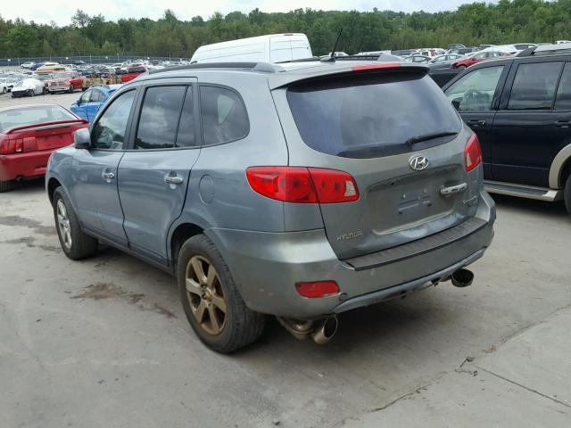 5NMSH73E58H225673 - 2008 HYUNDAI SANTA FE S TEAL photo 3