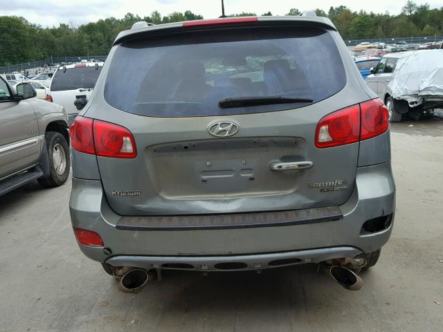 5NMSH73E58H225673 - 2008 HYUNDAI SANTA FE S TEAL photo 9