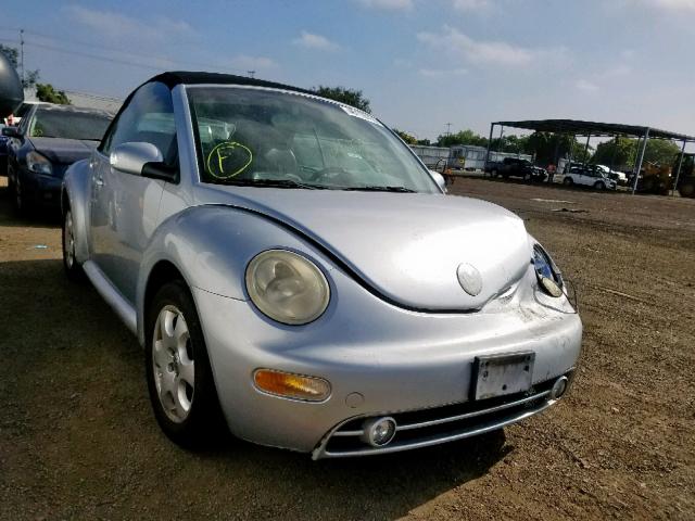 3VWCK21Y63M326889 - 2003 VOLKSWAGEN NEW BEETLE ვერცხლისფერი ფოტო 1