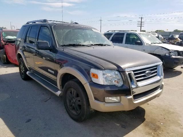 1FMEU74E57UB70538 - 2007 FORD EXPLORER E CHARCOAL photo 1