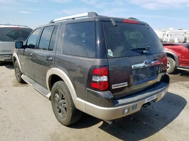 1FMEU74E57UB70538 - 2007 FORD EXPLORER E CHARCOAL photo 3