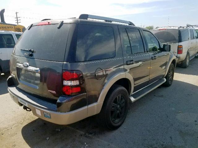 1FMEU74E57UB70538 - 2007 FORD EXPLORER E CHARCOAL photo 4