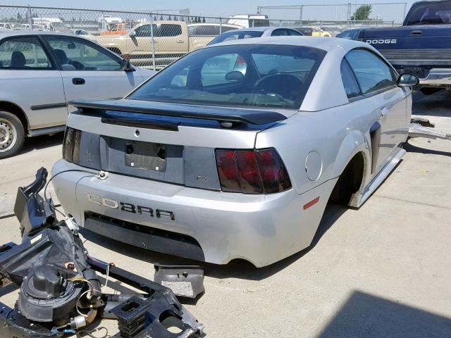 1FAFP47V81F230260 - 2001 FORD MUSTANG CO SILVER photo 4