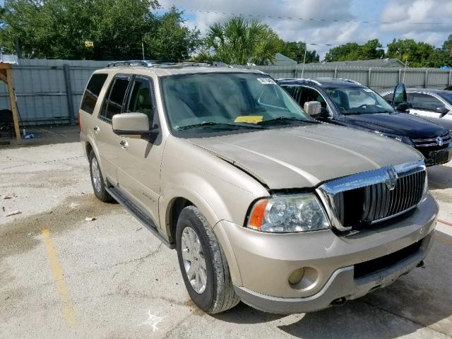 5LMFU27R04LJ13264 - 2004 LINCOLN NAVIGATOR GOLD photo 1