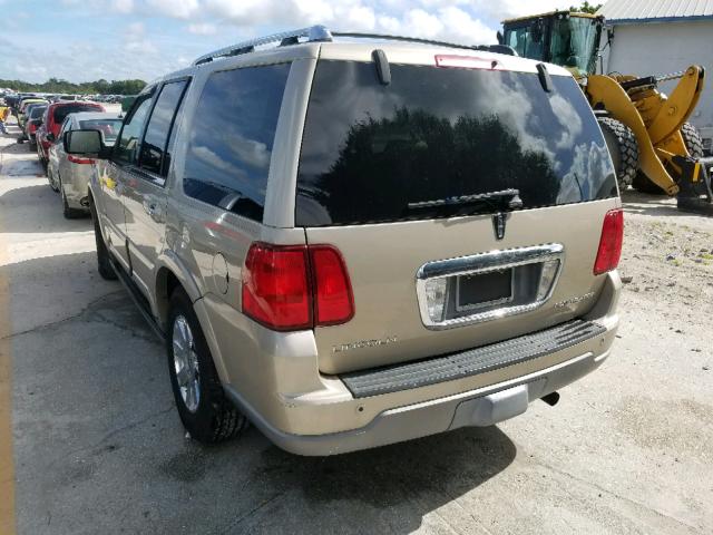 5LMFU27R04LJ13264 - 2004 LINCOLN NAVIGATOR GOLD photo 3