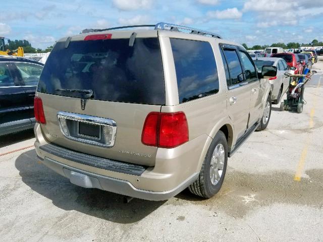5LMFU27R04LJ13264 - 2004 LINCOLN NAVIGATOR GOLD photo 4