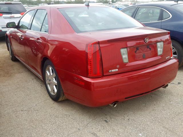 1G6DZ67A080204403 - 2008 CADILLAC STS BURGUNDY photo 3