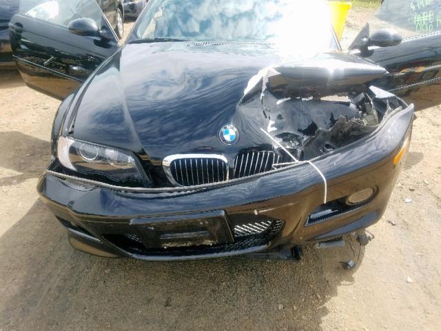 WBSBR93455PK09937 - 2005 BMW M3 BLACK photo 7