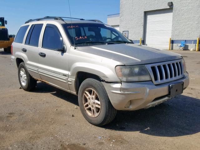 1J4GW48N14C164022 - 2004 JEEP GRAND CHER TAN photo 1