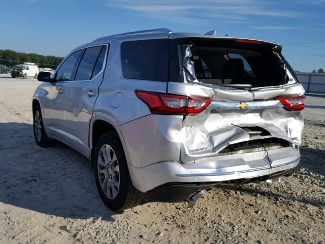 1GNERKKW1JJ150663 - 2018 CHEVROLET TRAVERSE P SILVER photo 3