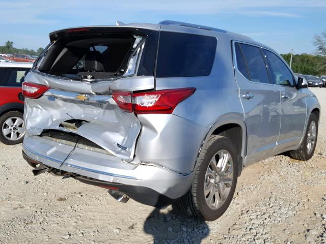 1GNERKKW1JJ150663 - 2018 CHEVROLET TRAVERSE P SILVER photo 4