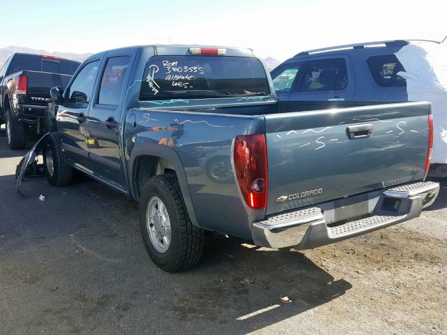 1GCDT136568191794 - 2006 CHEVROLET COLORADO BLUE photo 3