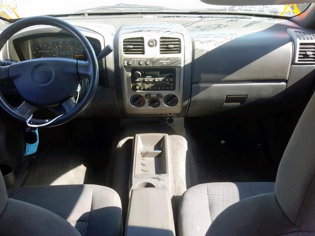 1GCDT136568191794 - 2006 CHEVROLET COLORADO BLUE photo 9